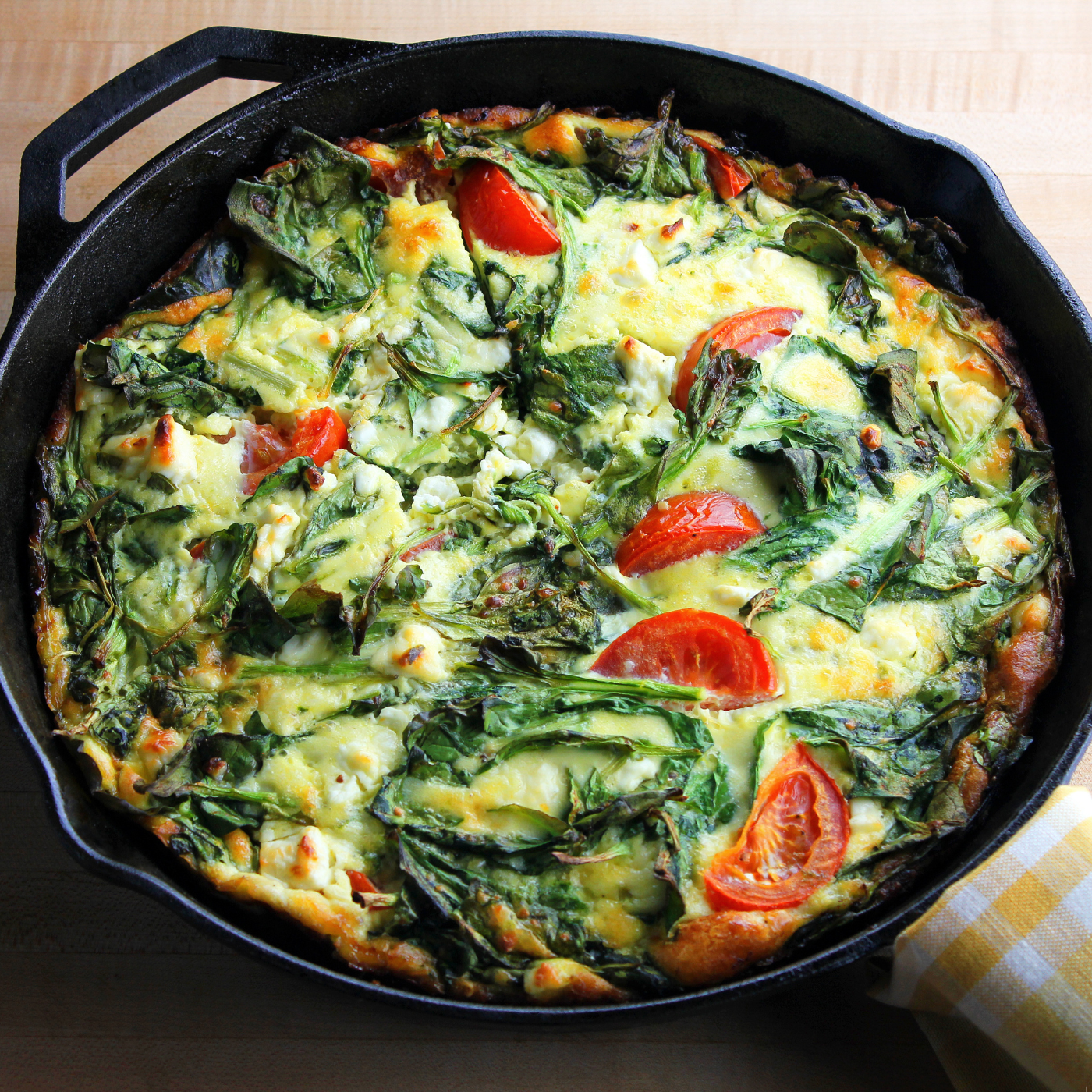 Mozzarella, Basil & Zucchini Frittata