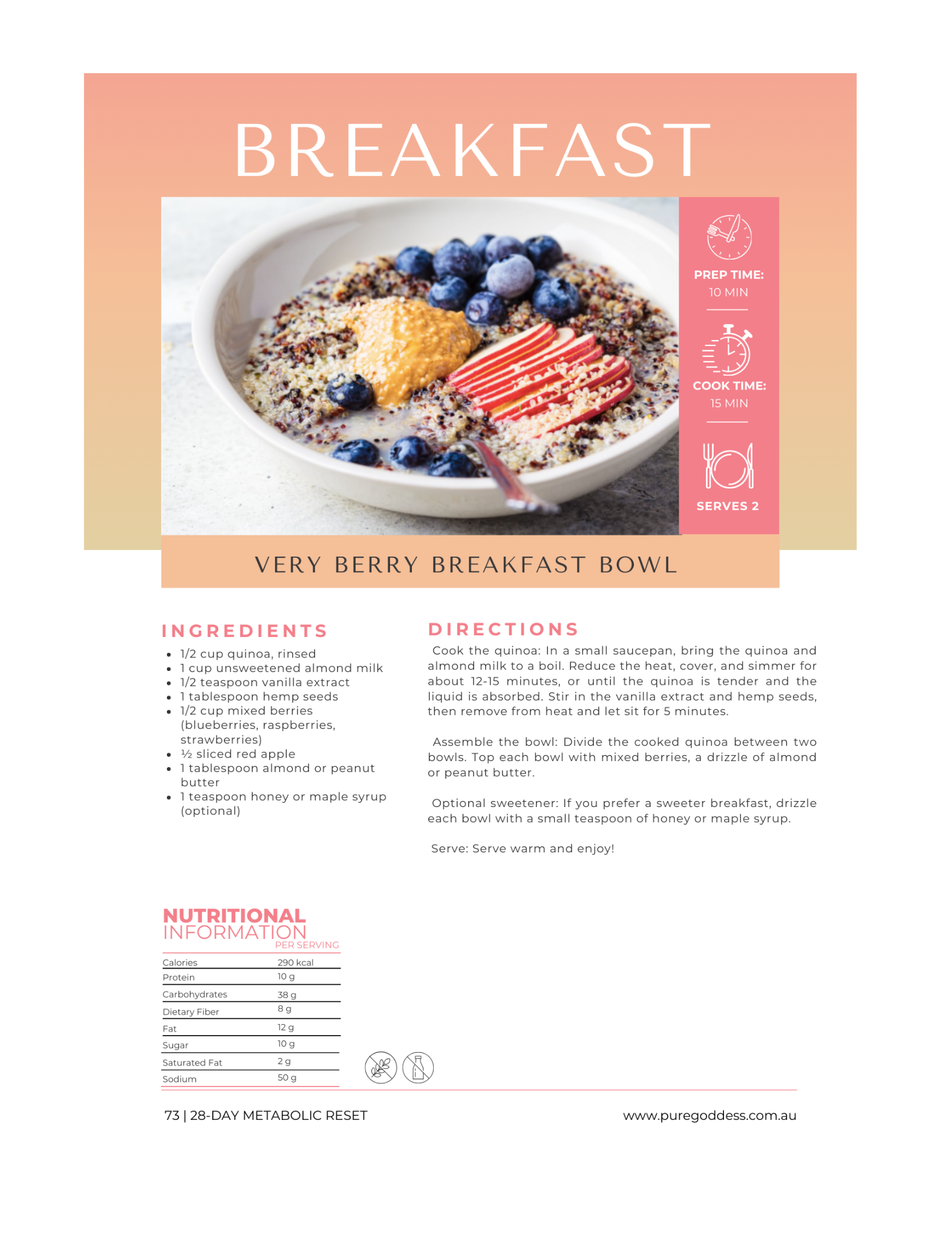 metabolic reset diet plan breakfast bowl recipe