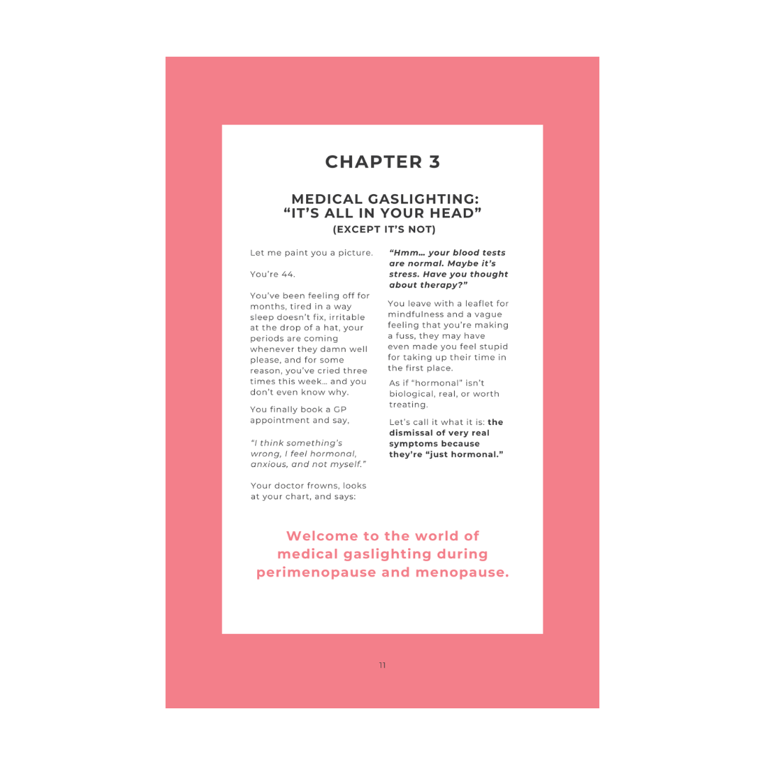 Medical gaslighting in menopause finding a doctor to help perimenopause symptoms