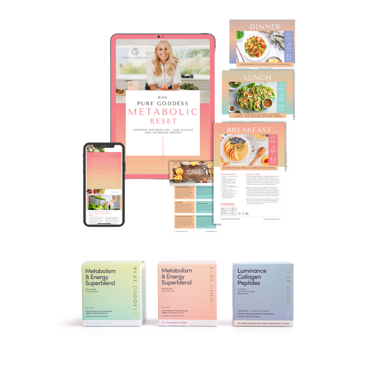 the 28 day metabolic reset for women in midlife to help with weight loss and energy